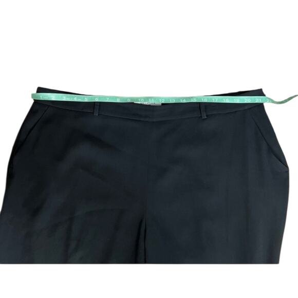 MM Lafluer Black Slacks Dress Pants 3X Plus Size Career Acetate Office Quiet Lux - Picture 7 of 8